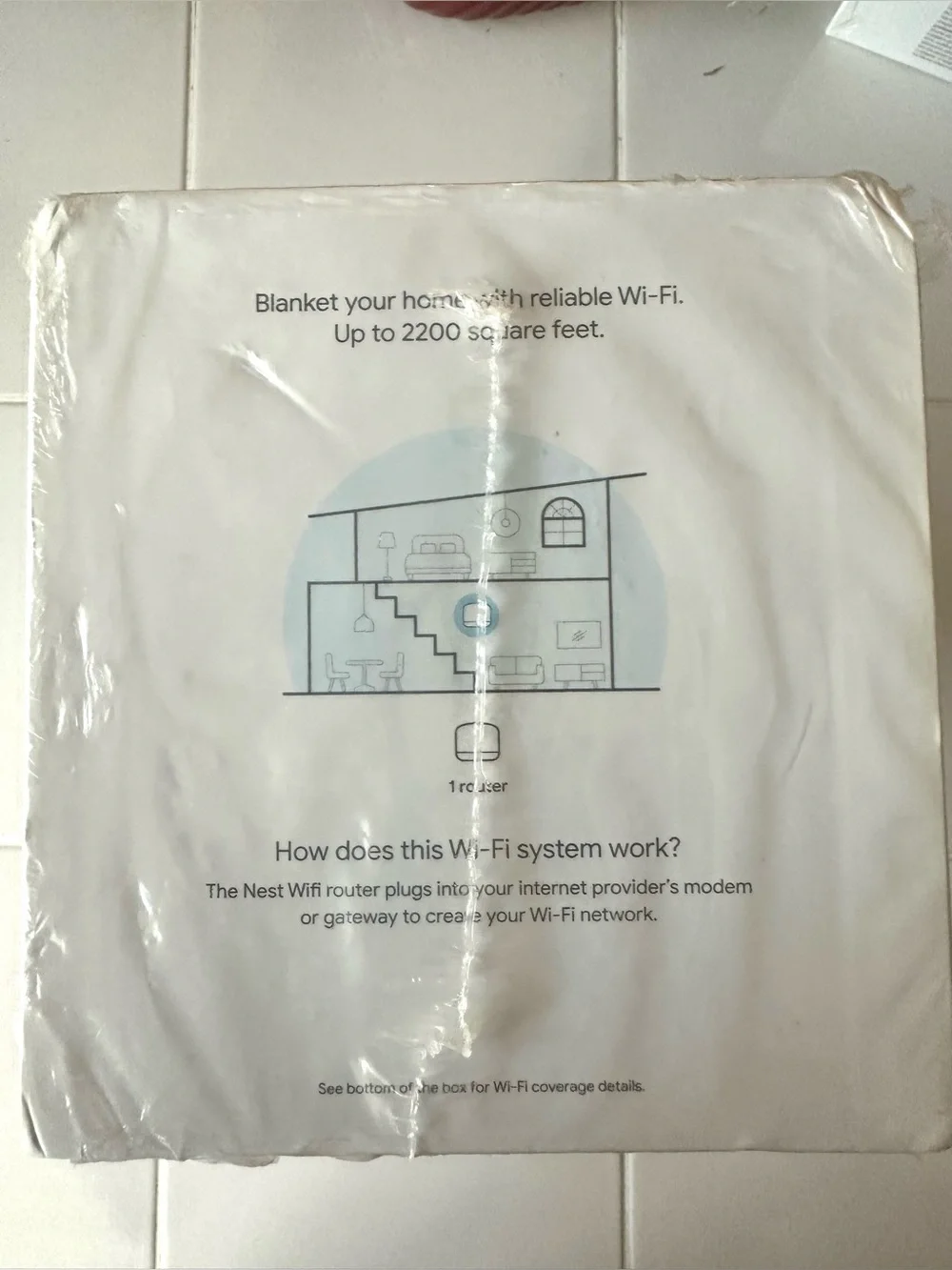 Google Nest Wifi AC2200 Mesh WiFi Routers 2-Pack New Sealed Snow